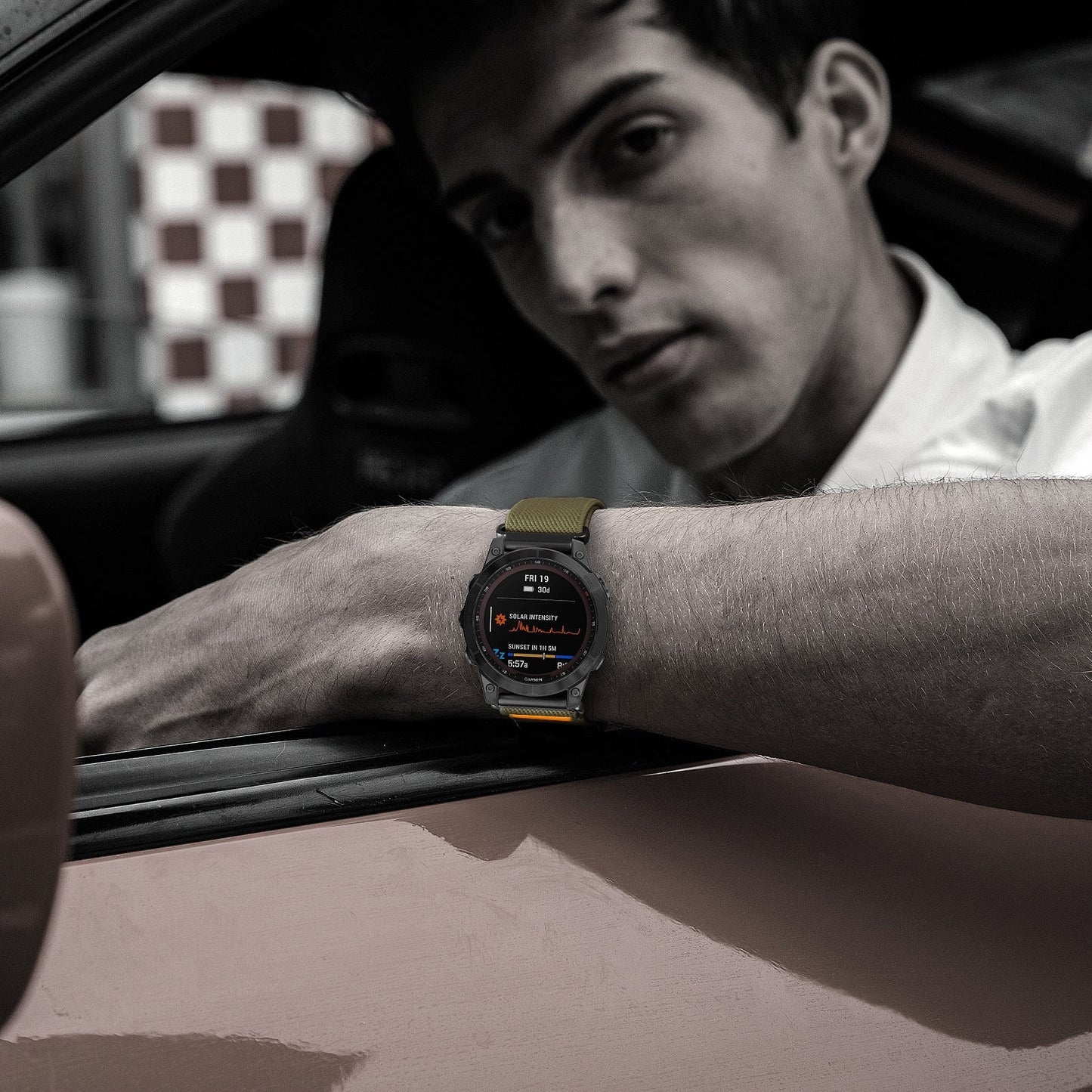 PROXIMA - Stretch Sport Nylon Band For  Garmin Watch