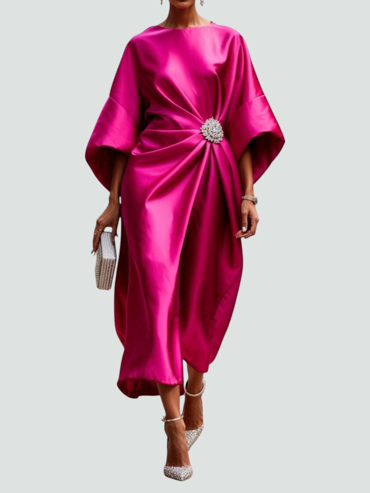 Olivera – Satin Long Dress