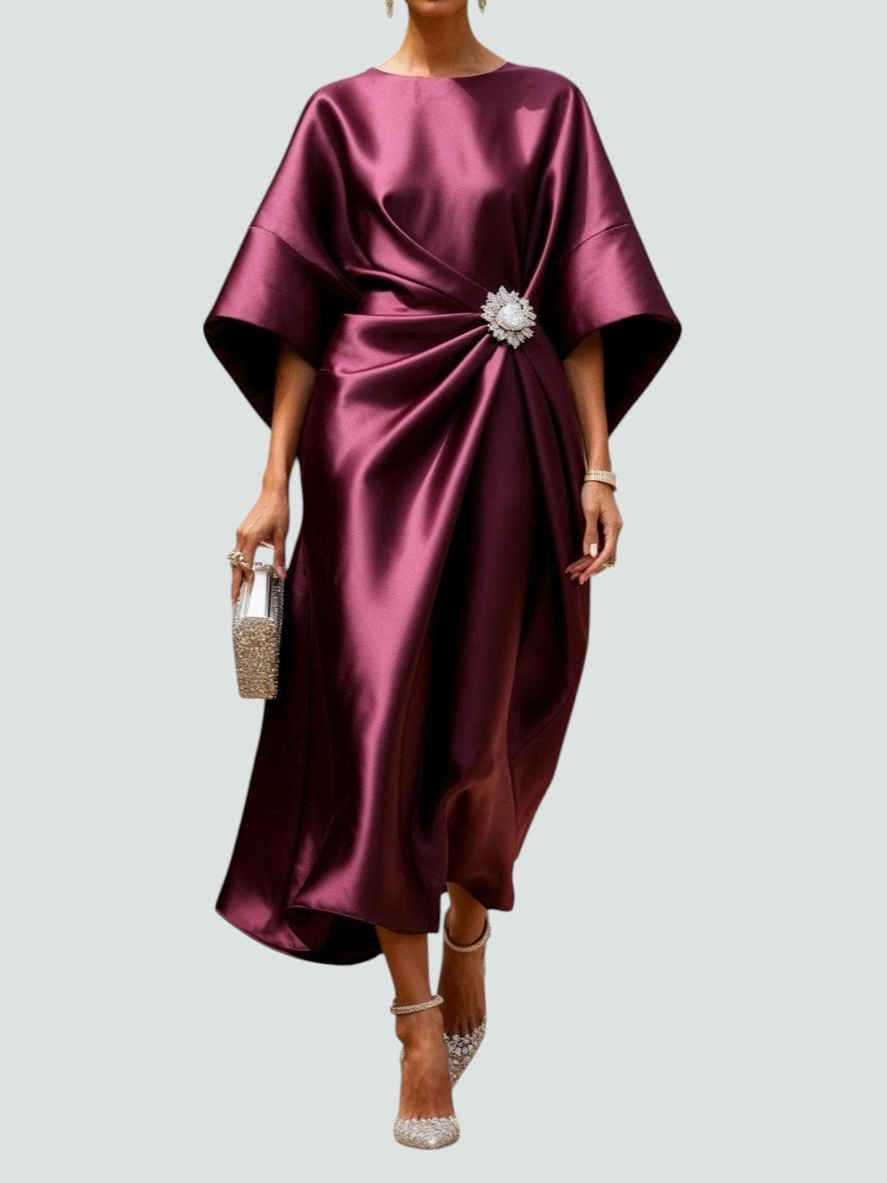 Olivera – Satin Long Dress