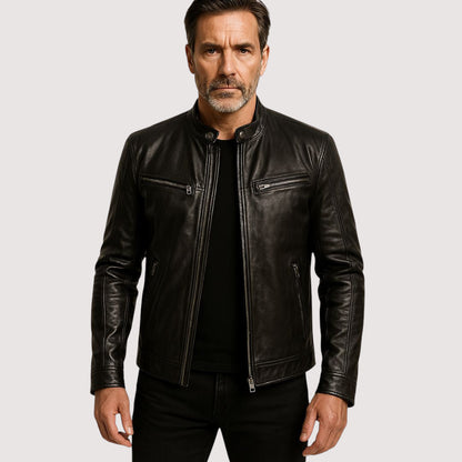 Wyatt  Leather jacket for men - combines masculine elegance