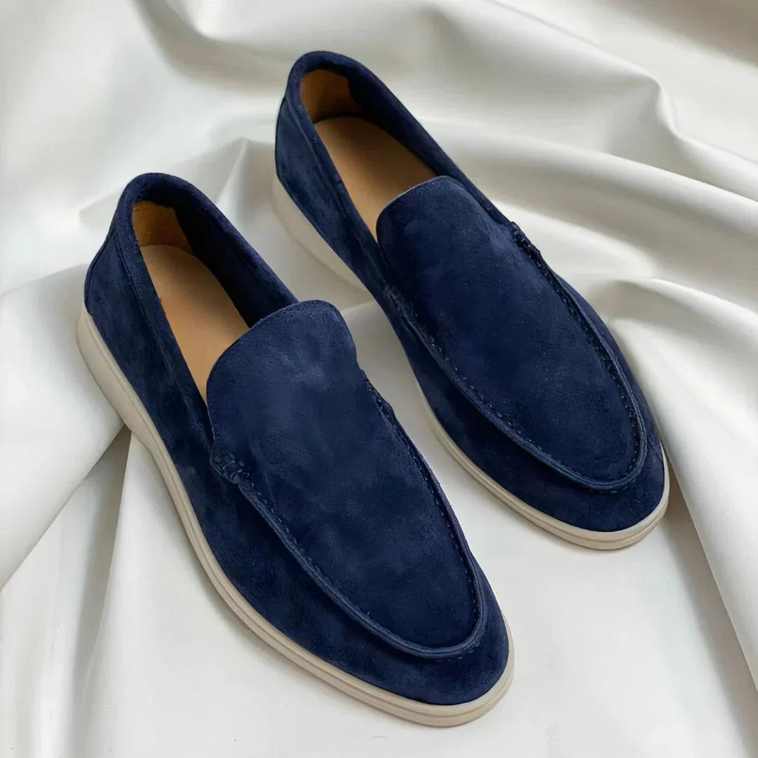 Castello- Elegante suède loafers
