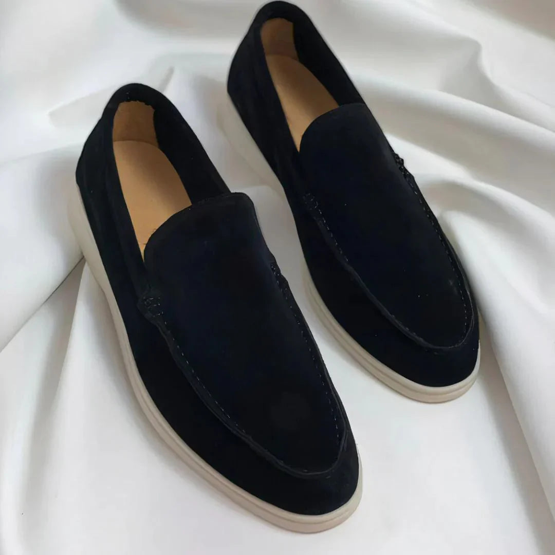 Castello- Elegante suède loafers