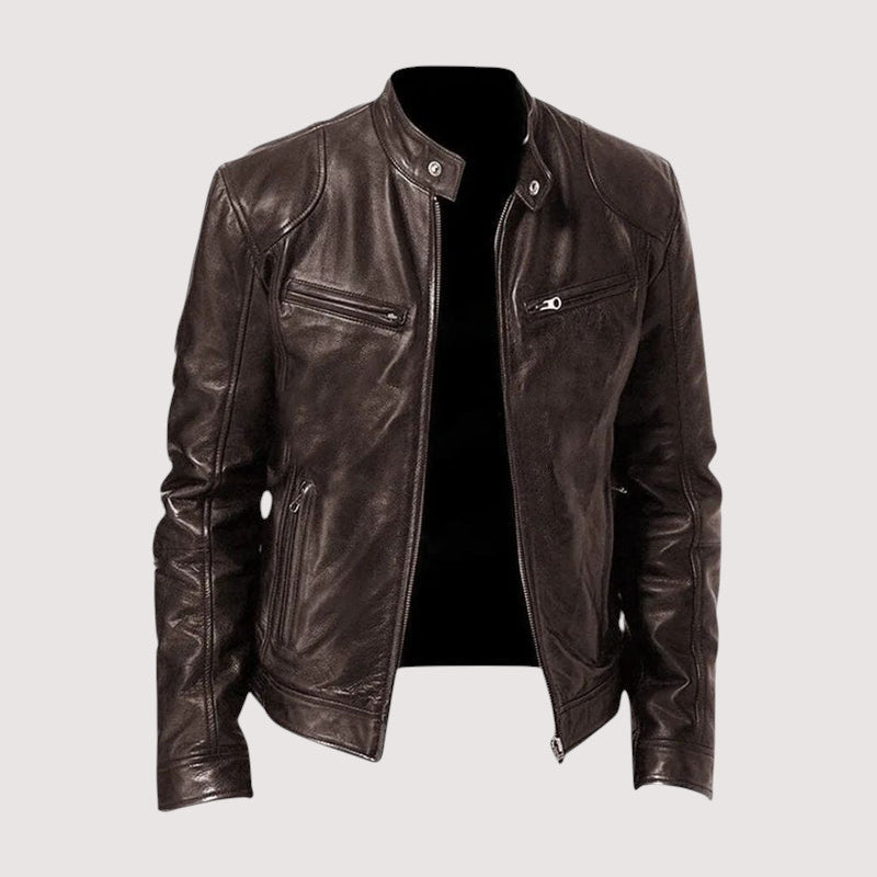 Wyatt  Leather jacket for men - combines masculine elegance