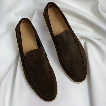 Castello- Elegante suède loafers