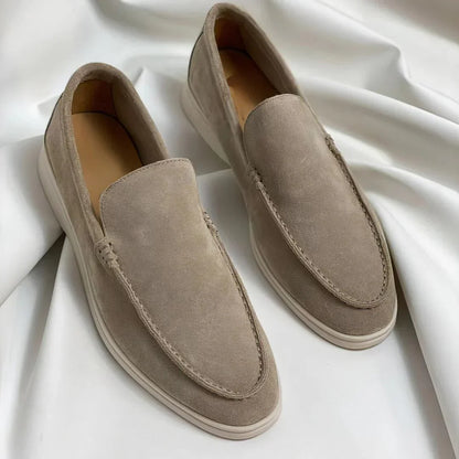 Castello- Elegante suède loafers