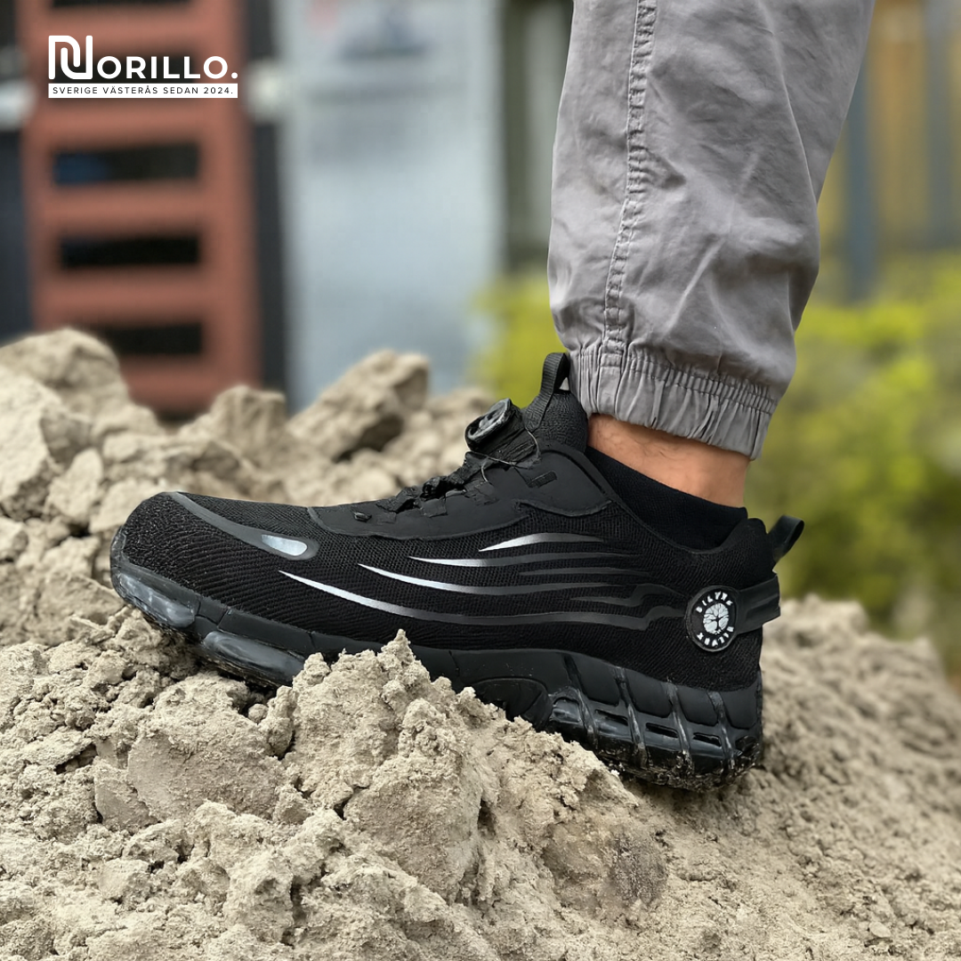 SteelStride S3 Air shoe – Ultra-lightweight safety shoes with steel toe caps and twist buckles