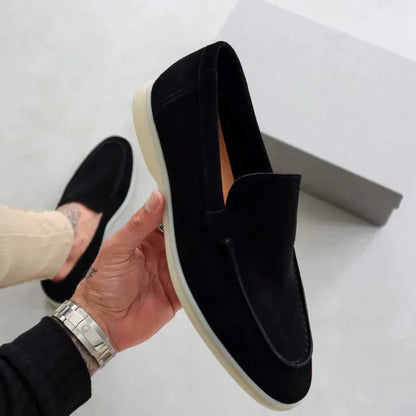 Castello- Elegante suède loafers