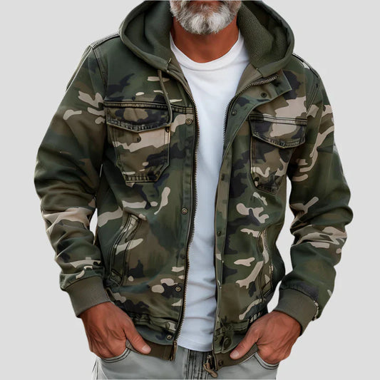 Gilbert - Veste à Capuche Style Militaire