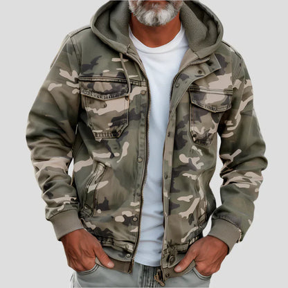 Gilbert - Veste à Capuche Style Militaire