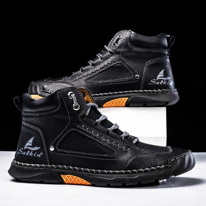 Luke | Leather High Top Shoes