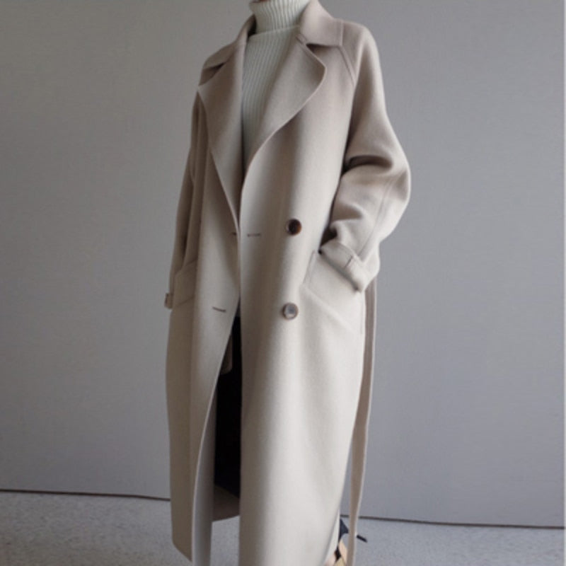Chelsey | Elegance Long Wool Coat