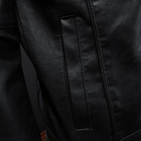 REESE |  Iconic Leather Jacket - Charm Luxurious Finish
