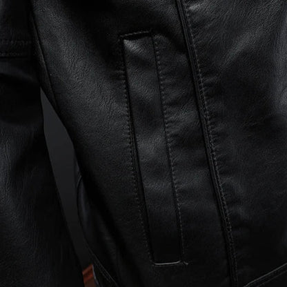 REESE |  Iconic Leather Jacket - Charm Luxurious Finish