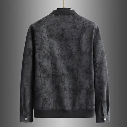 Suède Baseball Jacket