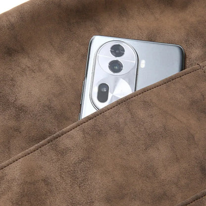 Suède Baseball Jacket