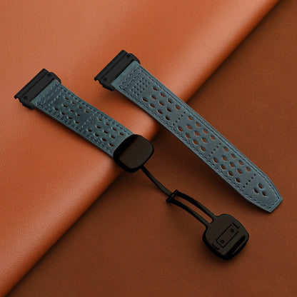 ORA- Breathable Leather Strap For Garmin