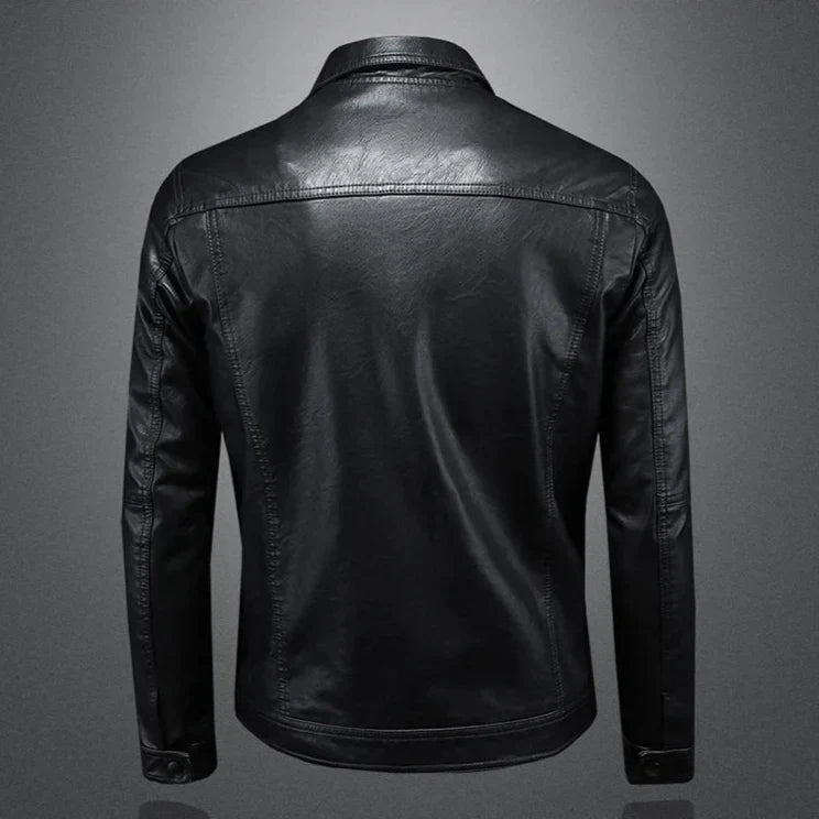 REESE |  Iconic Leather Jacket - Charm Luxurious Finish