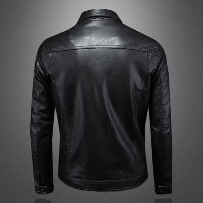 REESE |  Iconic Leather Jacket - Charm Luxurious Finish