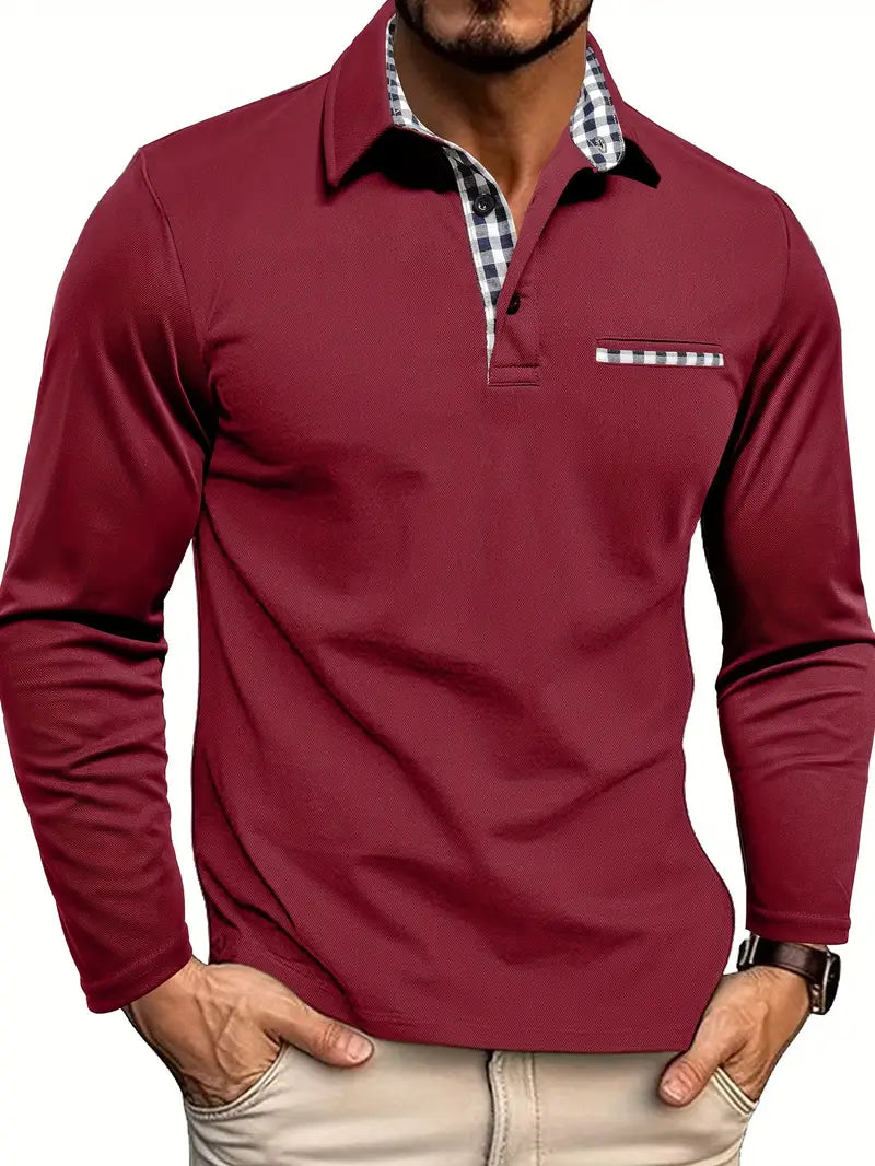 Oliver – Long-sleeved polo shirt