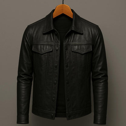 REESE |  Iconic Leather Jacket - Charm Luxurious Finish