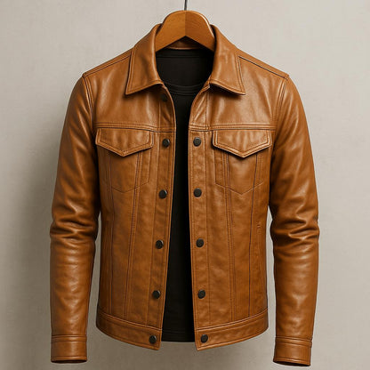 REESE |  Iconic Leather Jacket - Charm Luxurious Finish
