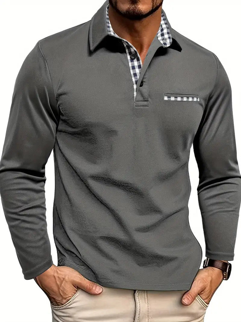 Oliver – Long-sleeved polo shirt