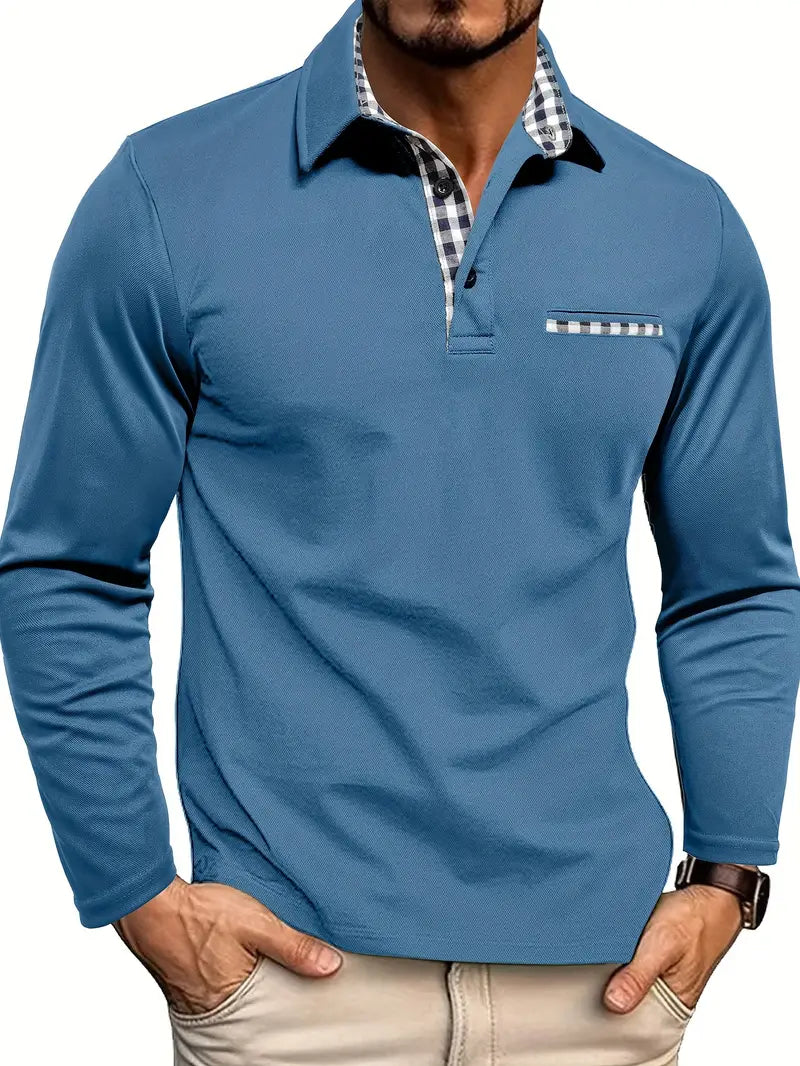 Oliver – Long-sleeved polo shirt