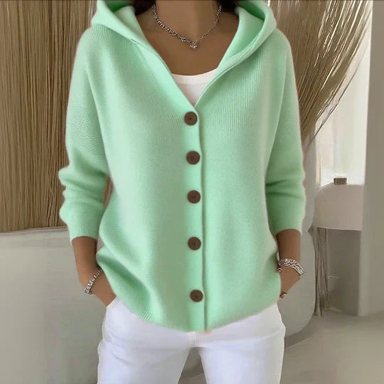 Donna | Trendy cardigan with hood
