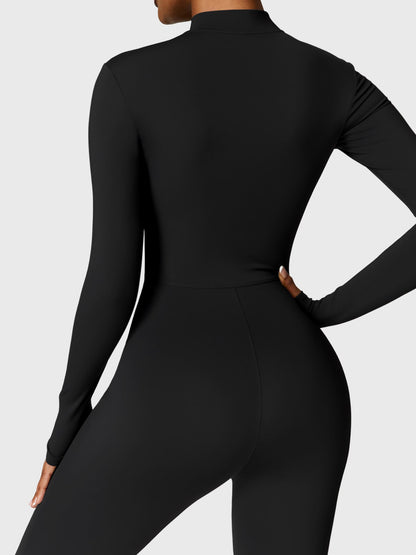 FlexiFit Belle Jumpsuit-  Fleece Long Sleeve Zipper