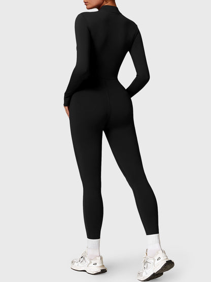 FlexiFit Belle Jumpsuit-  Fleece Long Sleeve Zipper