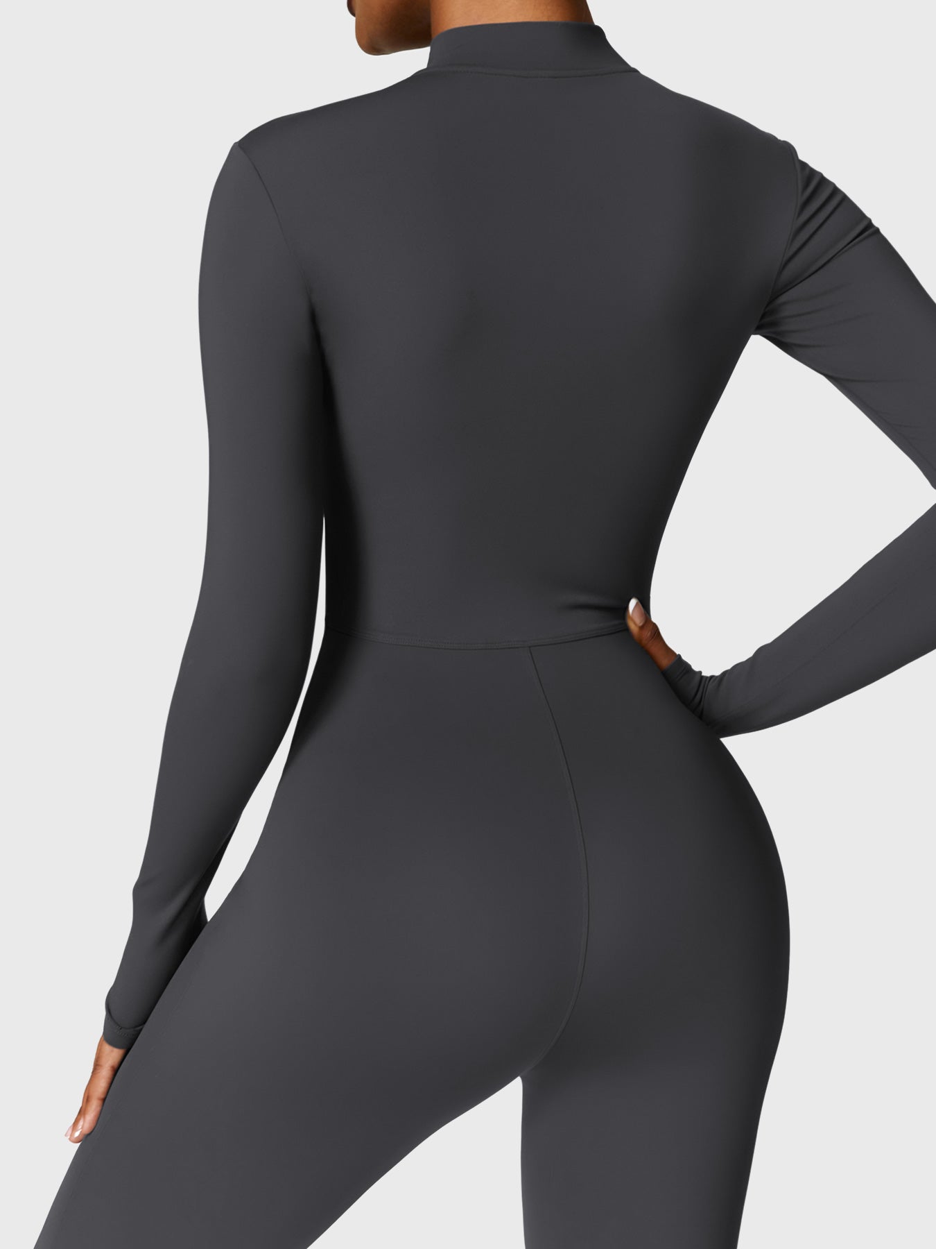 FlexiFit Belle Jumpsuit-  Fleece Long Sleeve Zipper