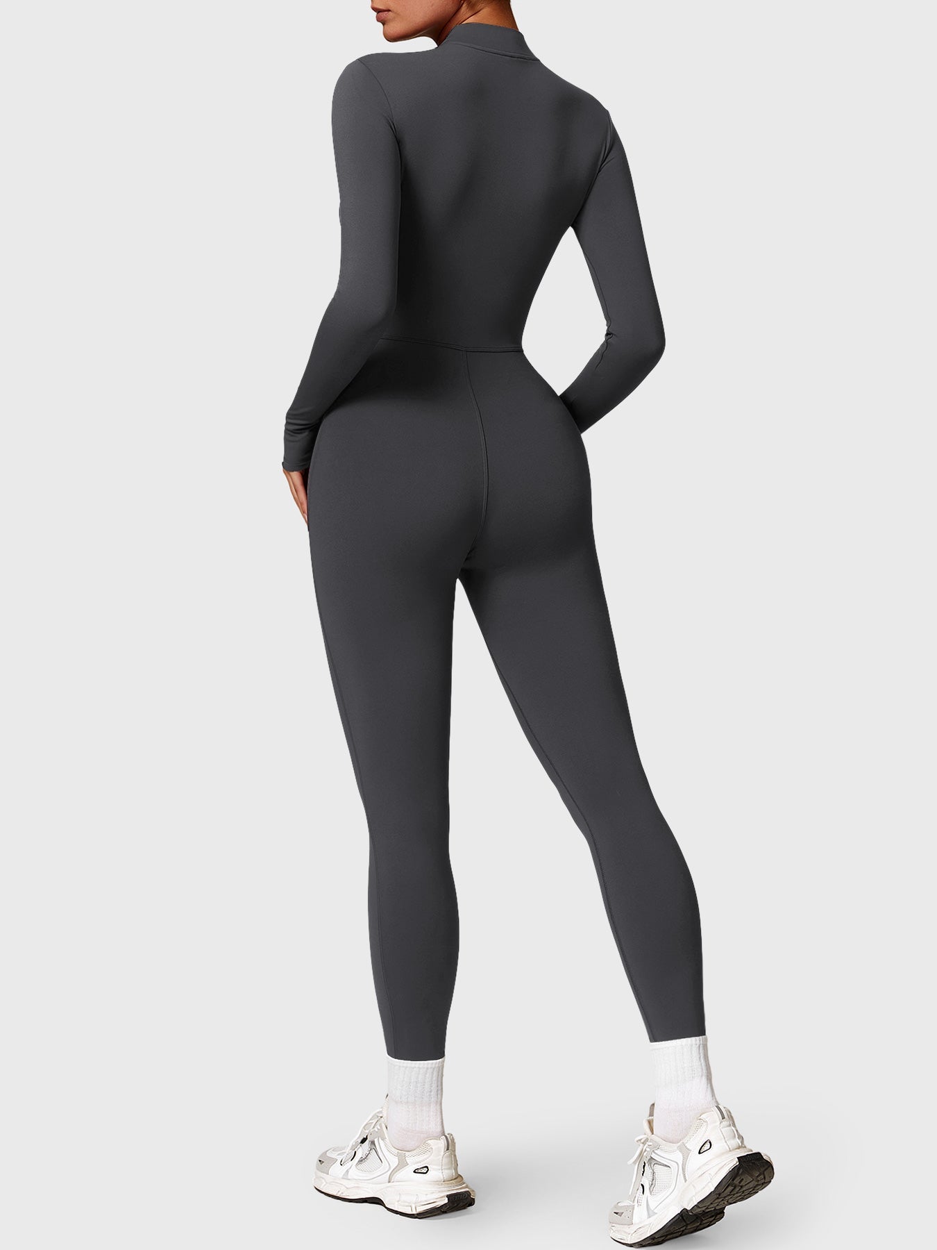 FlexiFit Belle Jumpsuit-  Fleece Long Sleeve Zipper