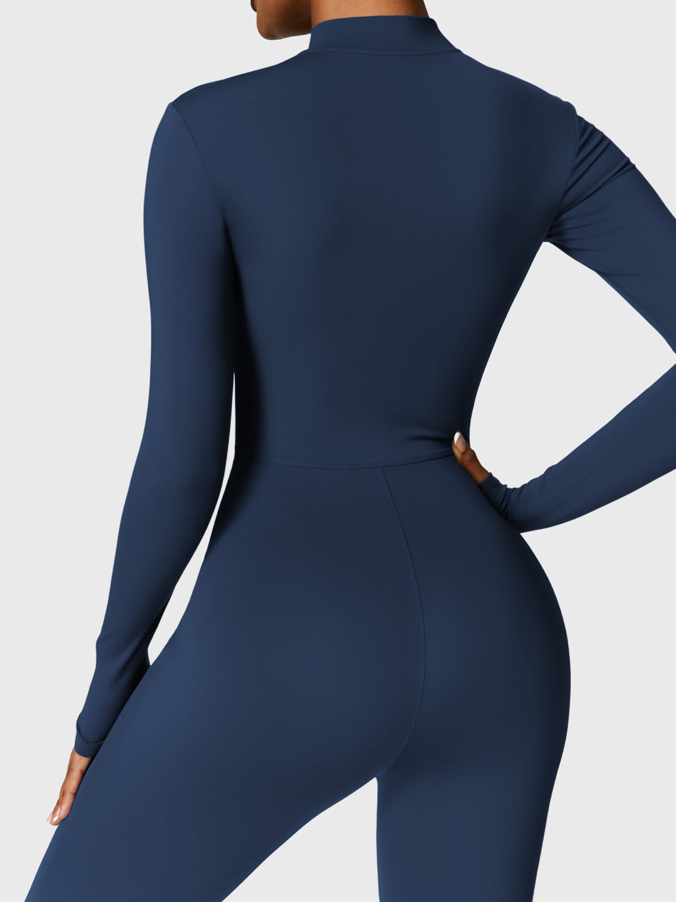 FlexiFit Belle Jumpsuit-  Fleece Long Sleeve Zipper