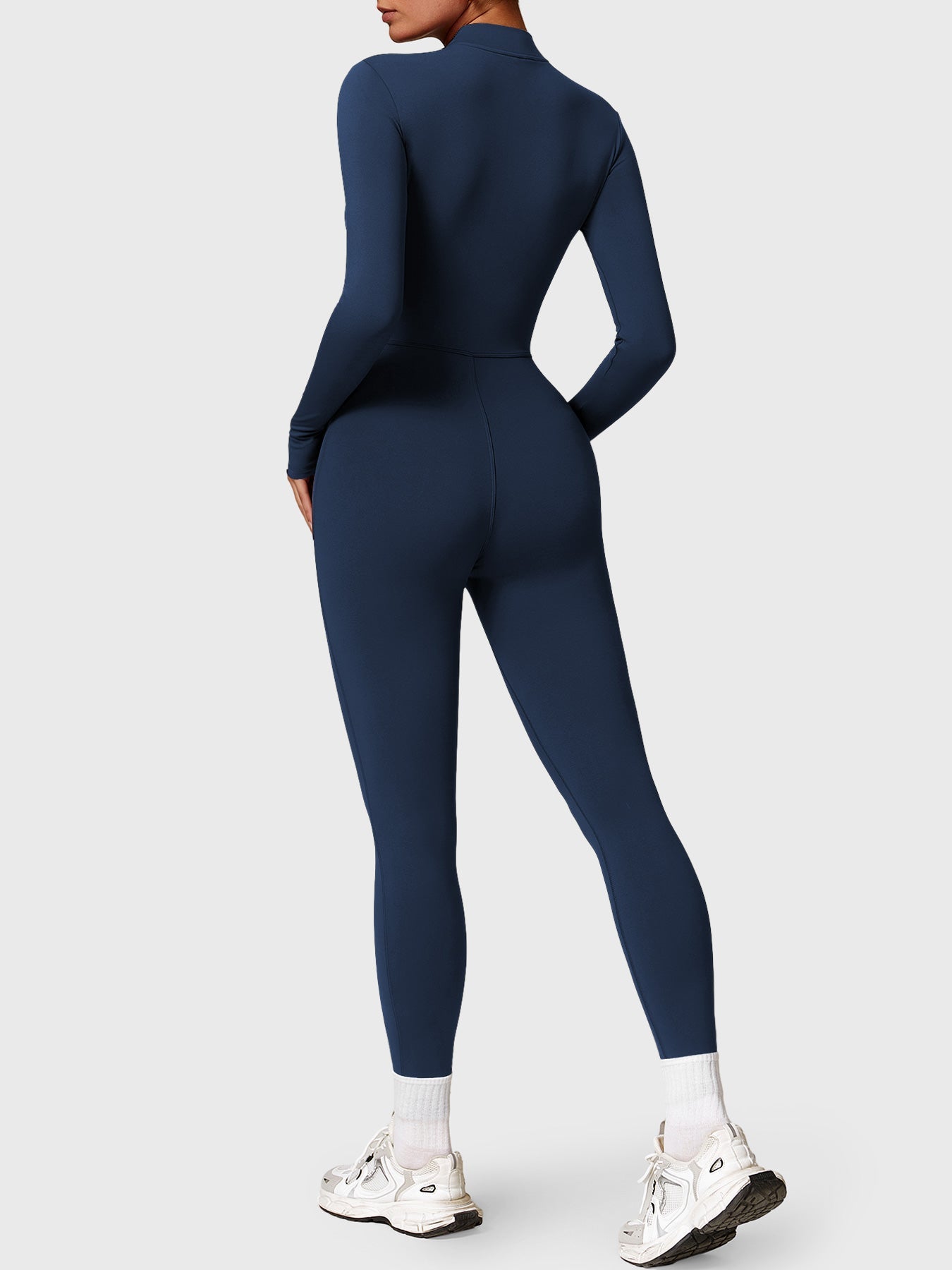 FlexiFit Belle Jumpsuit-  Fleece Long Sleeve Zipper