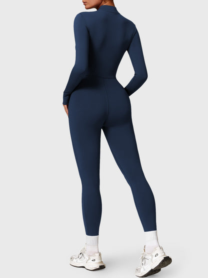 FlexiFit Belle Jumpsuit-  Fleece Long Sleeve Zipper